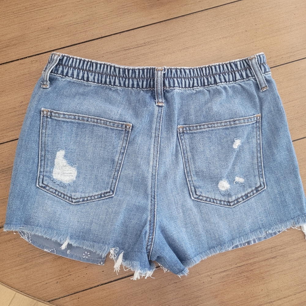 SOLD - Aerie Daydream Denim Short Medium Blue Wash  ** Small **  EUC!!!! - Picture 5 of 5